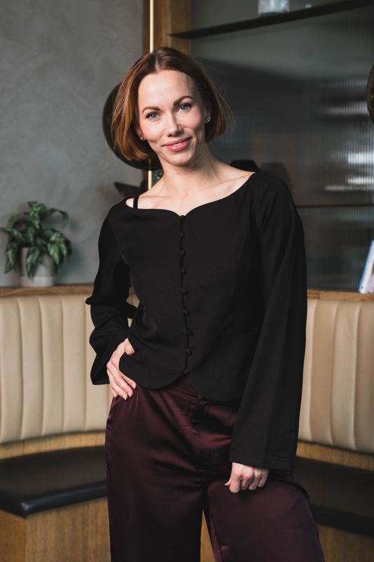 Salsa Structure Blouse Black 