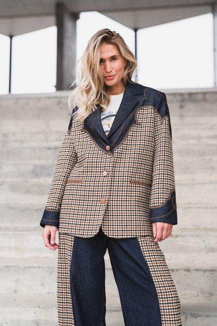 Hovedbilde Houndstooth Blazer Rinse 