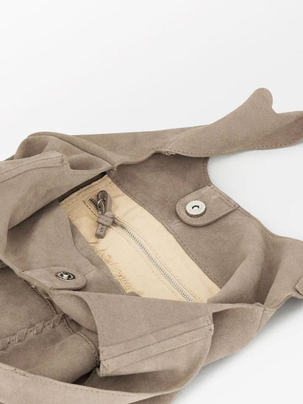Suede Demi Bag Moral Gray 