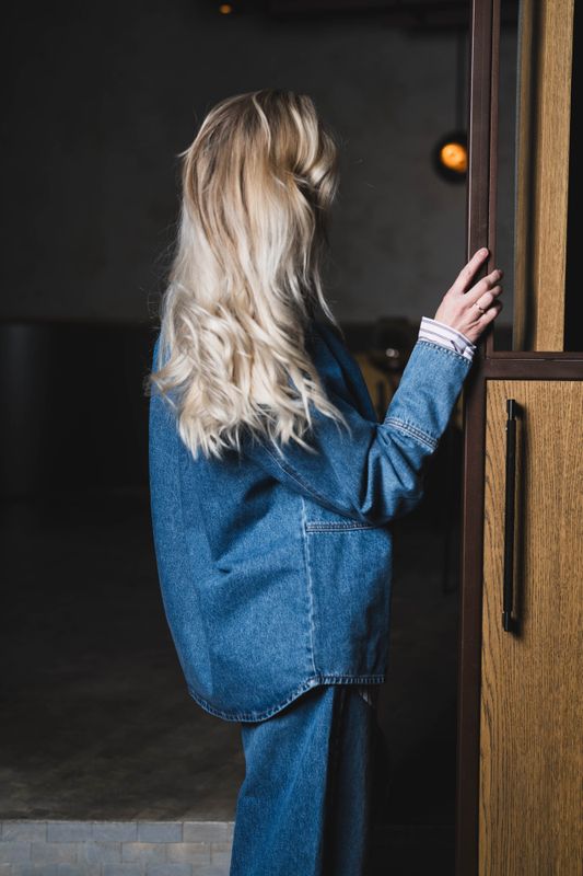 Reign Denim Overshirt M.Blue 