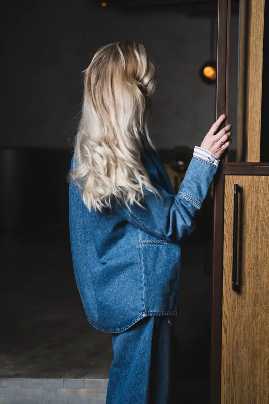Reign Denim Overshirt M.Blue 