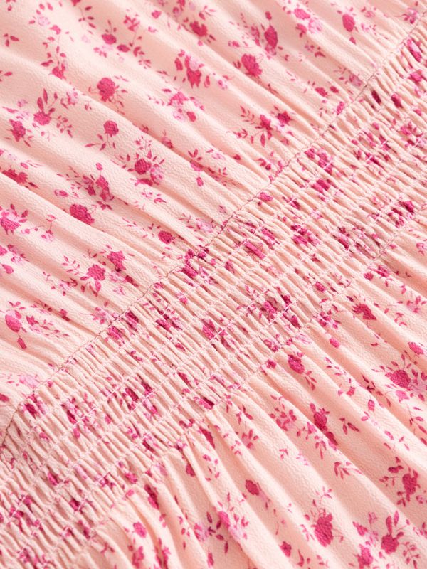 Lilith Maxi Dress Cheryl Pink Print 