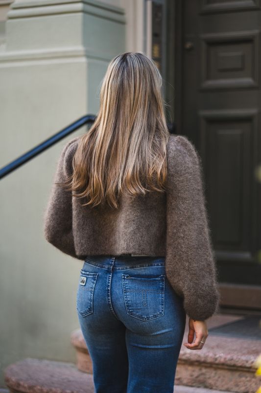 Amelia Chunky Cardigan Brown 