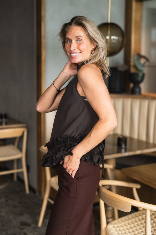 Marjolaine Blouse Chocolate
