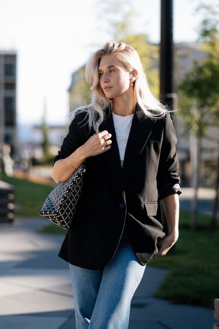 Hovedbilde Vola Single Oversize Blazer Black 