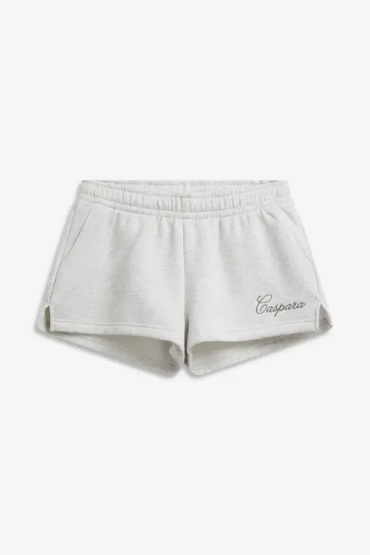 W. Racquet Club Shorts Grey Melange W. Dark Olive 
