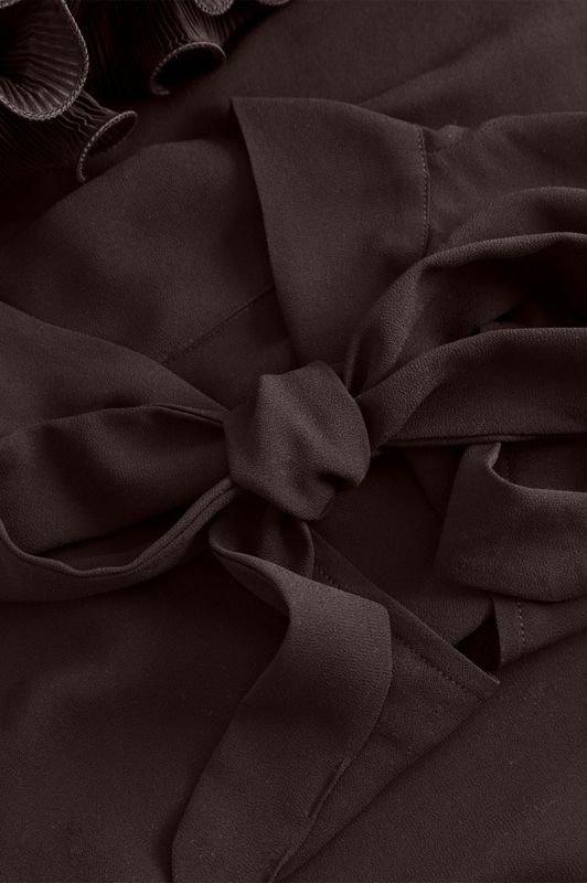 Latanietta Blouse Chocolate 