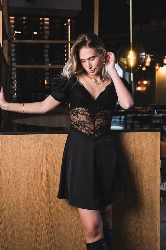 Francis Mini Dress Black 