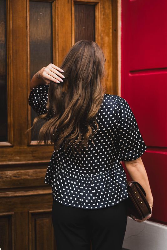 Azelia Blouse After Midnight Dot 