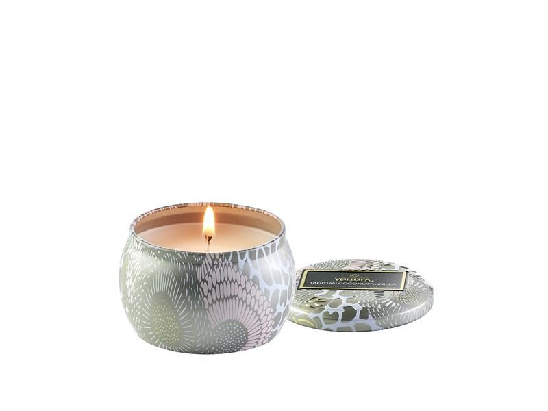 Mini Tin Candle Tahitian Coconut Vanilla