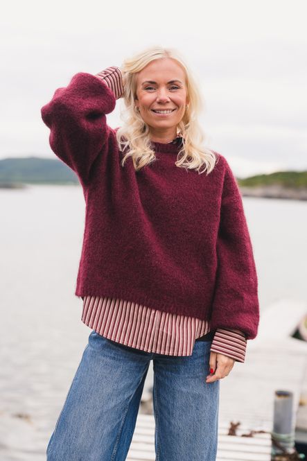 Hovedbilde Thea Amalie Pullover Choco Truffle 