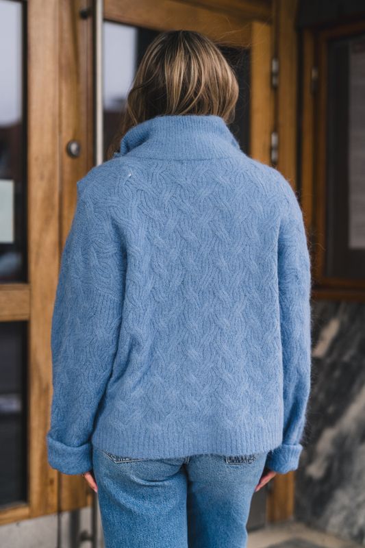 Tine Powder Cardigan Blue 