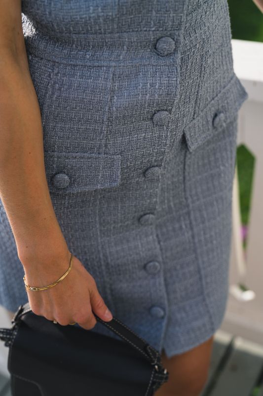 Stassie Mini Dress Blue 