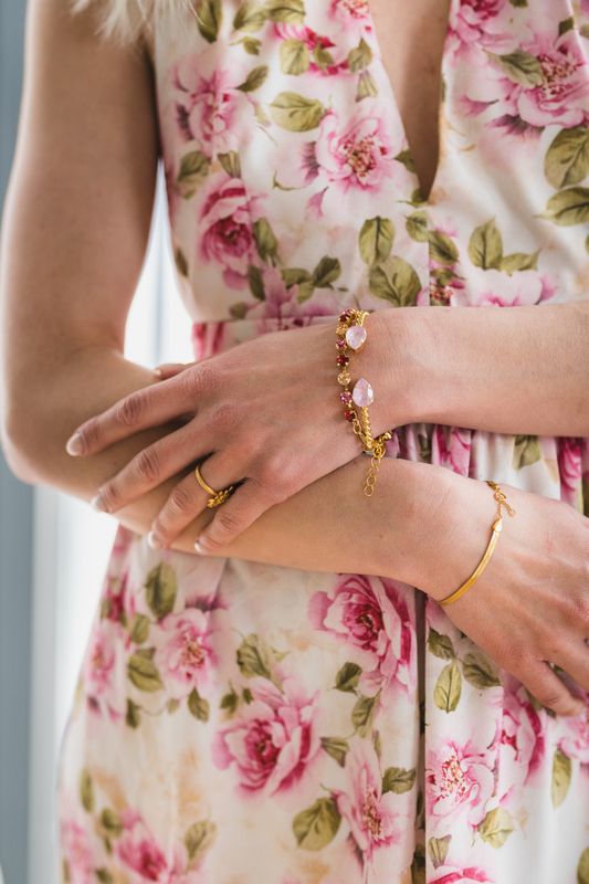 Tulip Maxi Dress V-Neck Romantic Blossom