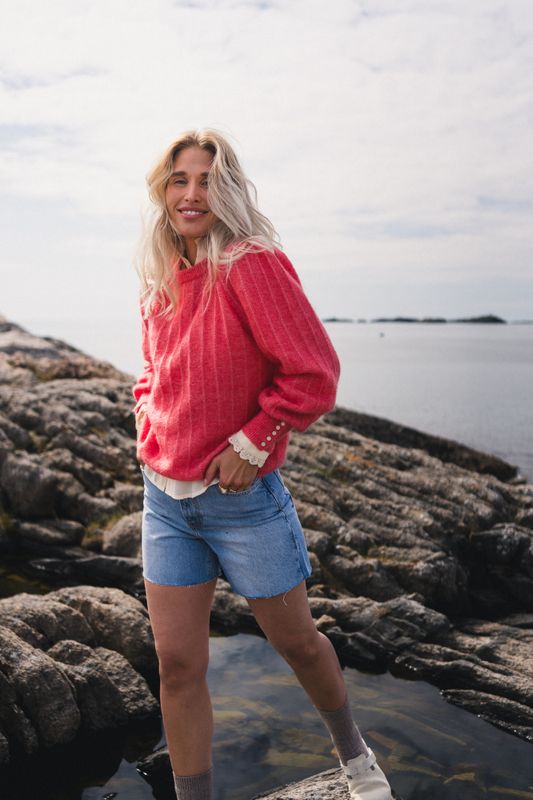 Amalie Puff Pullover Tea Rose 