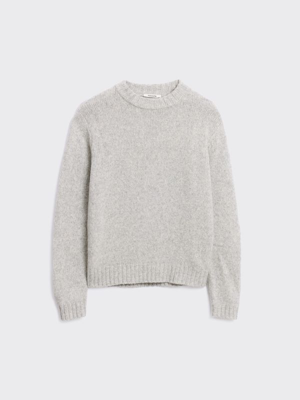 Bent Crewneck Sweater Light Grey Mix 