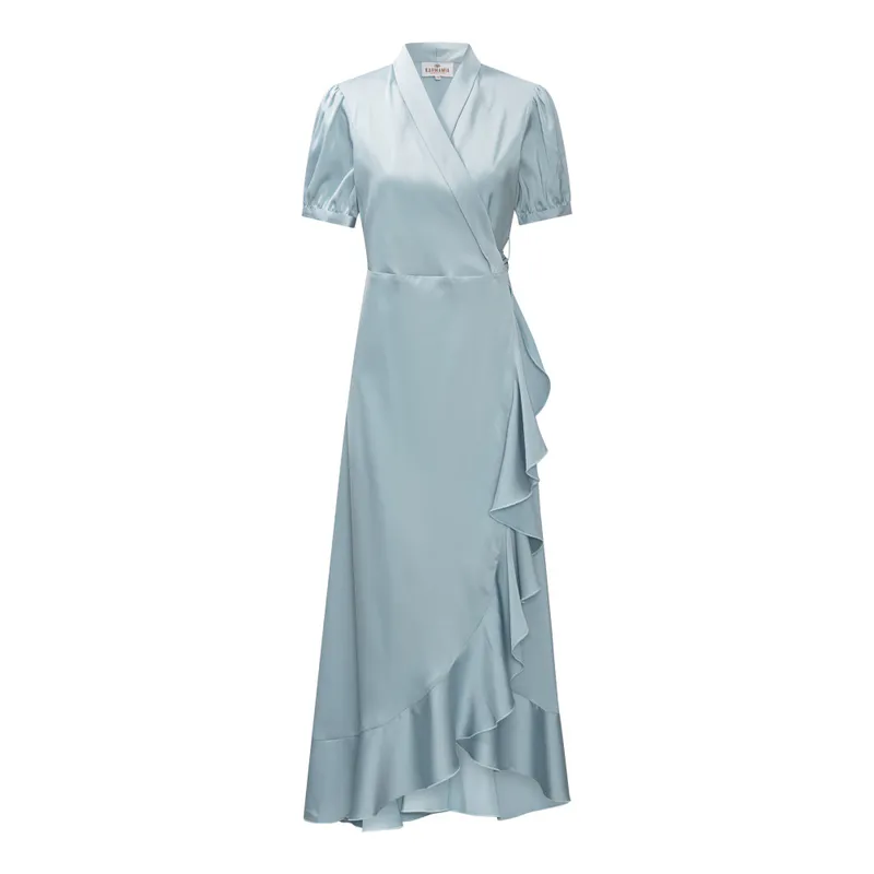 Iris Dress Hammered Sky 