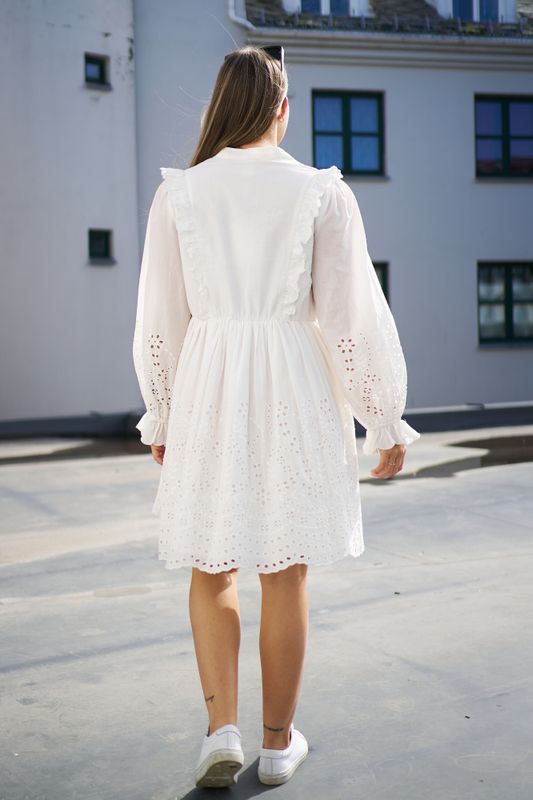 Luma LS Dress Star White 