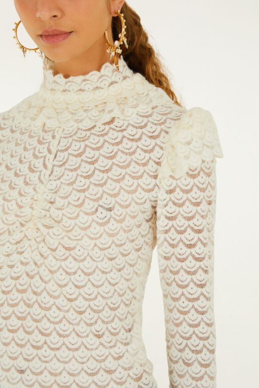 Long Sleeve Top Offwhite 
