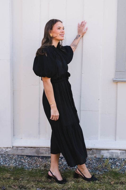 Margarita Crepe Dress Black 