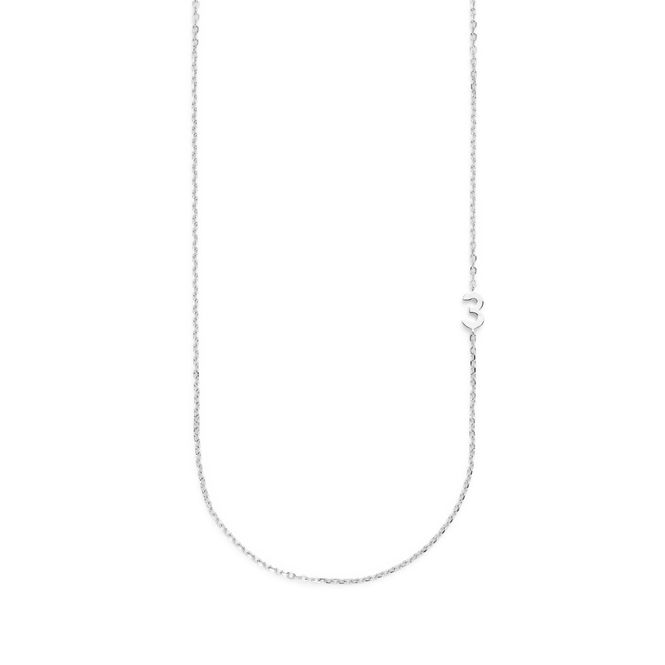Hovedbilde Big Number Necklace Silver - 50L - 3
