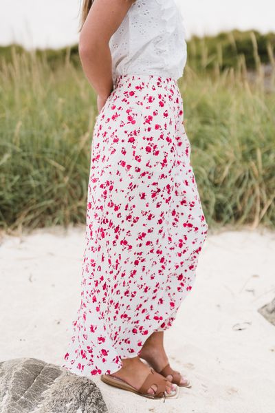 Hovedbilde Falisha HW Skirt AOP Rose Red Flower