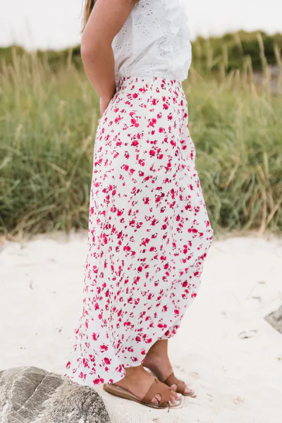 Hovedbilde Falisha HW Skirt AOP Rose Red Flower