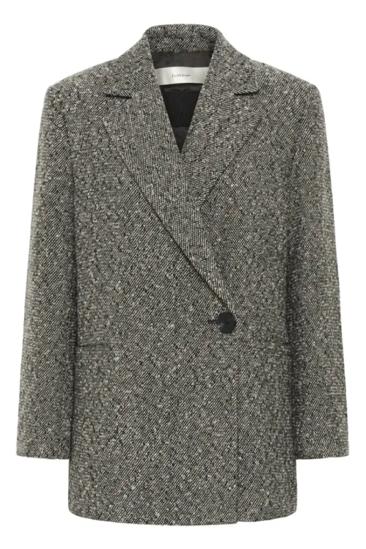 Yasha Blazer Coat Black/White 