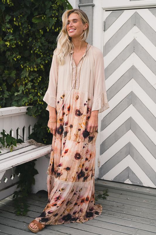 Malika Dress Bleeding Petals