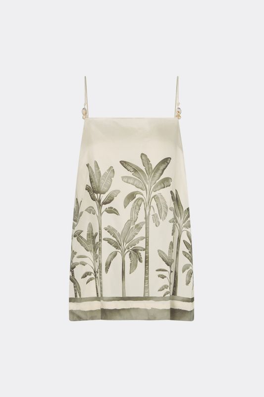Lizly Beaded Strappy Top Palm 