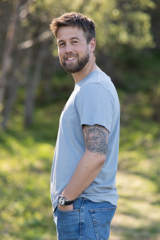 Patch Tee Man Bluestone 