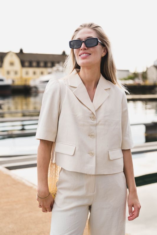 Keeley Edelmira 2/4 Blazer Bleached Sand