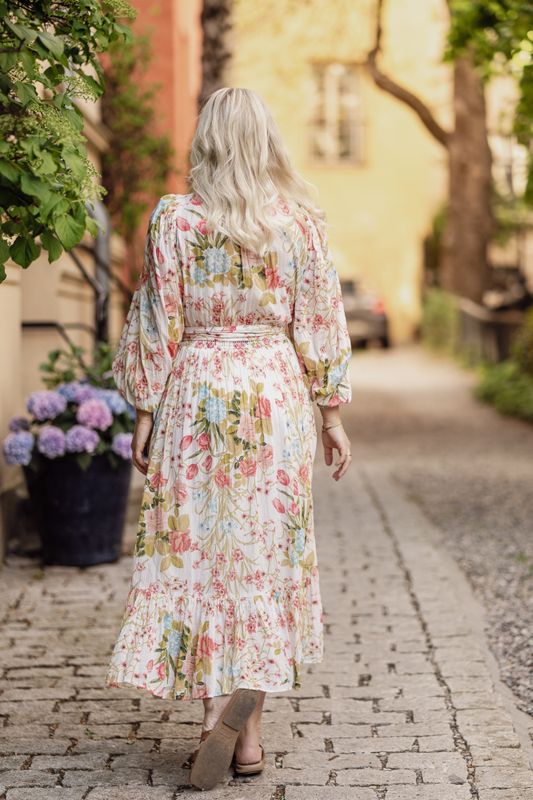 Bohemian Belt Dress Flower Field 