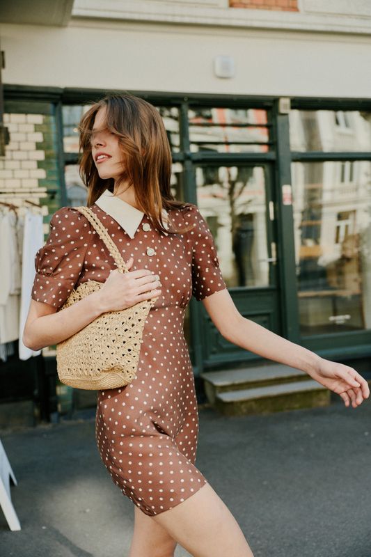 Beauty Dots Brown 