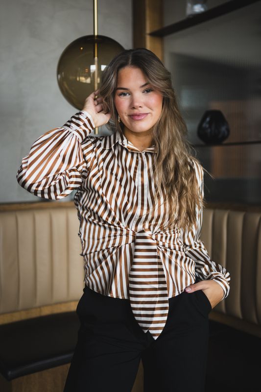 Lee Shirt Toffee Stripe 