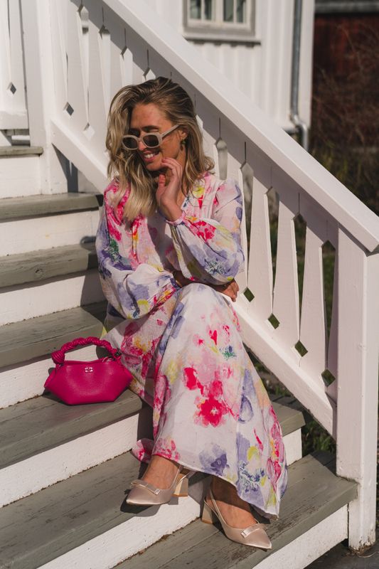 Viscose V-Neck Dress Breeze 