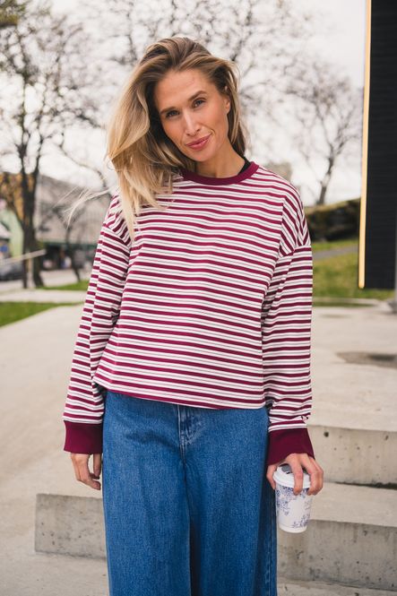 Hovedbilde Monde Krestiane Pullover STP Egret/Rhododend