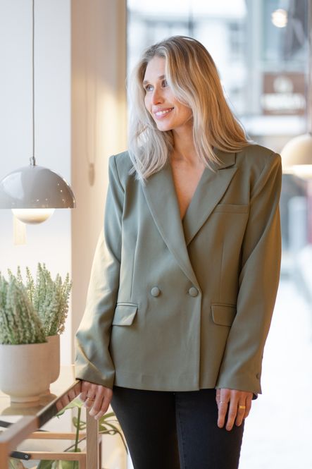 Hovedbilde Refined Blazer Olive Green 