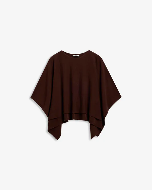 Hovedbilde Enzo Merino Poncho Cocoa Brown 