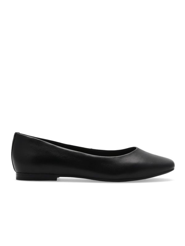 Trieste Ballerina Leather Black 