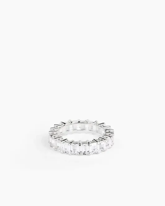 Hovedbilde Eternity Emerald Ring Silver 