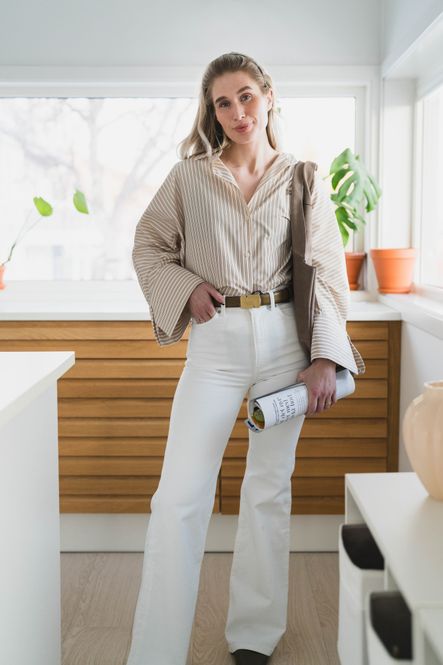 Hovedbilde Atari Shirt Oat Stripe 