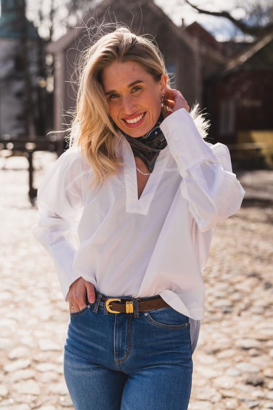 Miriam Shirt White Alyssum 