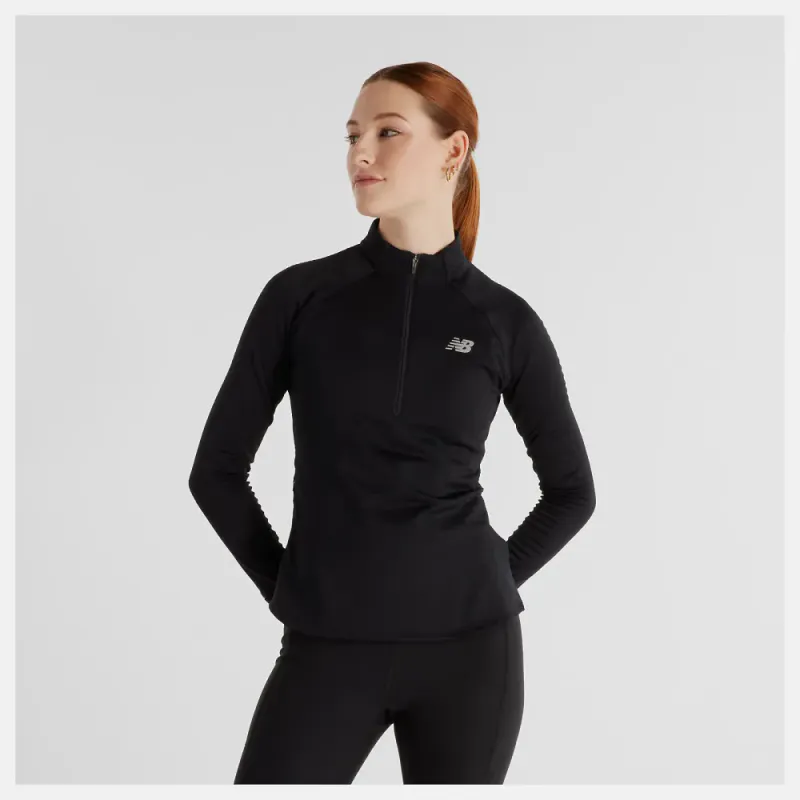 RC Essential Heat Grid 1/2 Zip Black 