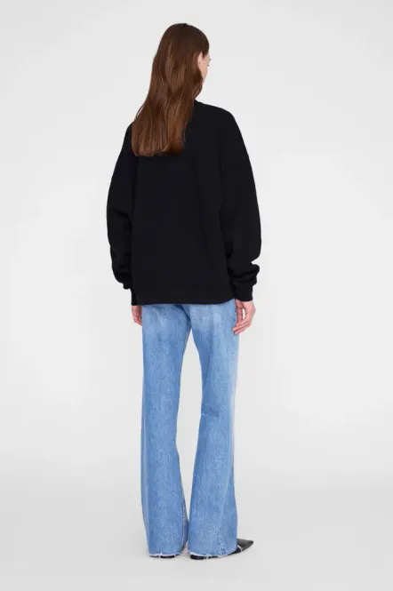 Hovedbilde Miles Oversized Sweatshirt Letterman Black 