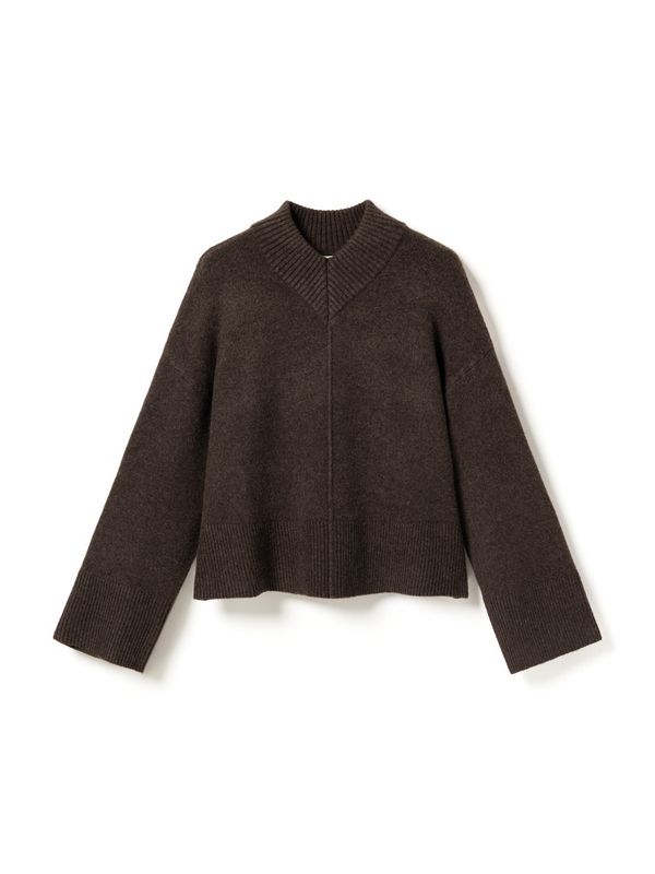 Maidie Knit Chocolate Melange