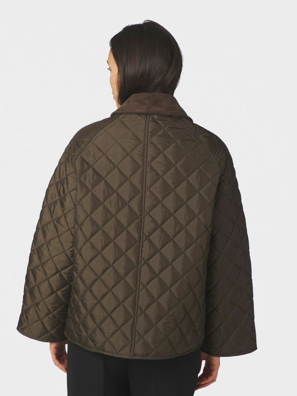 Iva Quilt Jacket Khaki 
