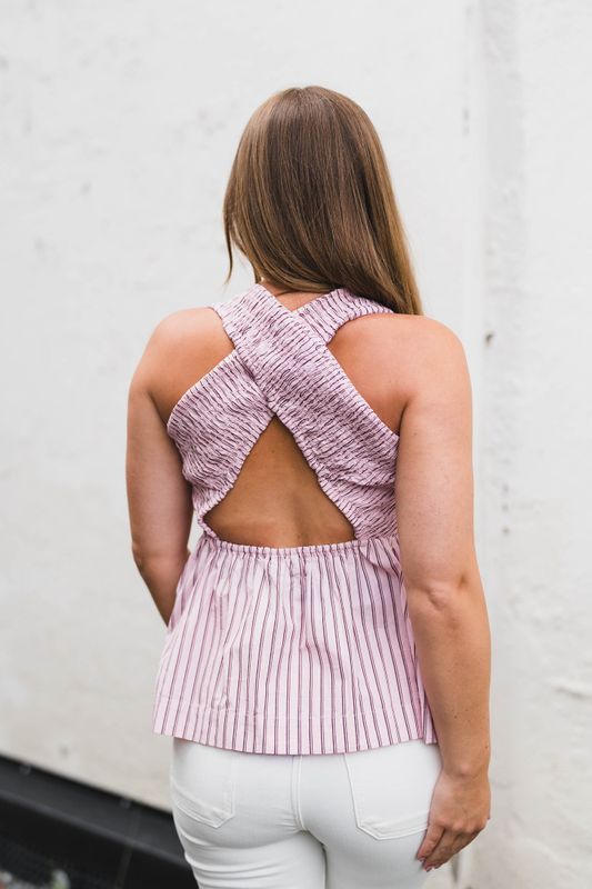 Belladonna Top Stripe Lolly Stripe 