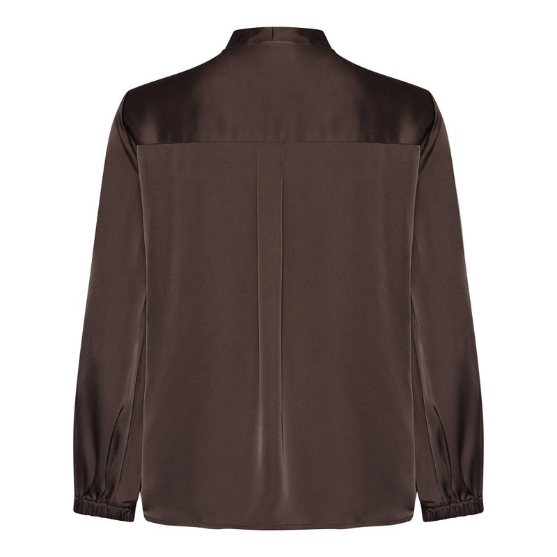 Jody Blouse Semi Rich Dark Brown