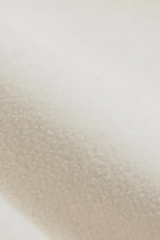 W. Polar Fleece Half-Snap Pullover Creme 